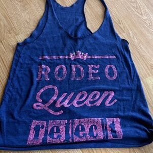 Rodeo Queen Women's Blue Tank Top
